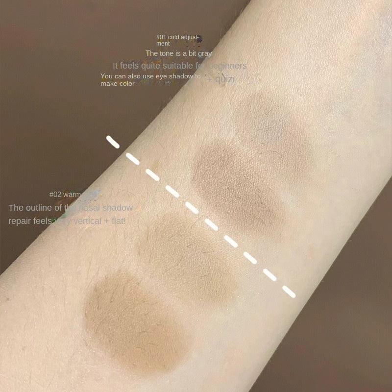 MUGE LEEN Four-color Highlight Contouring Comprehensive Disk Matte Water Proof Lasting Brighten Shadow Nose Shadow