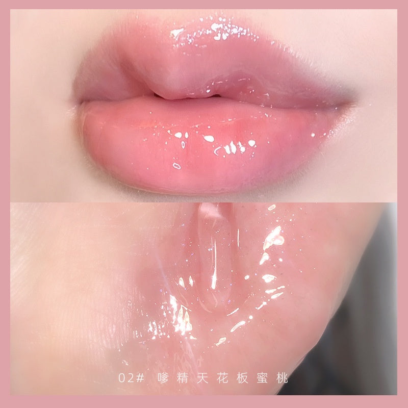 Maxfine Mirror Surface Lip Gloss Nourish Moisturize Lip Glaze Lasting Lipstick