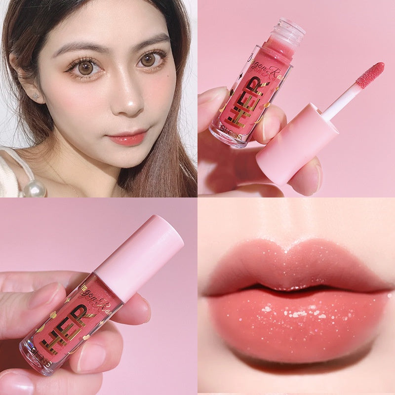 Mirror Surface Lip Gloss Moisturize Moisturizing Lip Glaze Water Proof Lasting Not Easy To Fade Jelly Lipstick