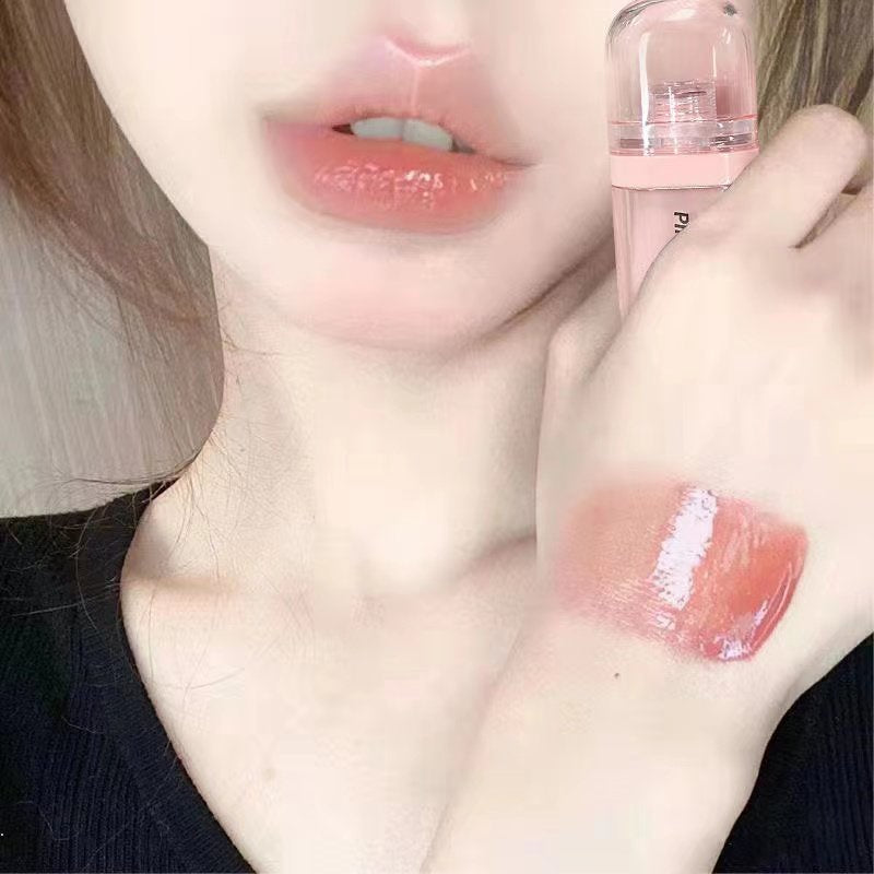 Pinkcoco Little Popsicle Mirror Lip Glaze Lip Gloss Moisturize Moisturizing Water Proof Lipstick