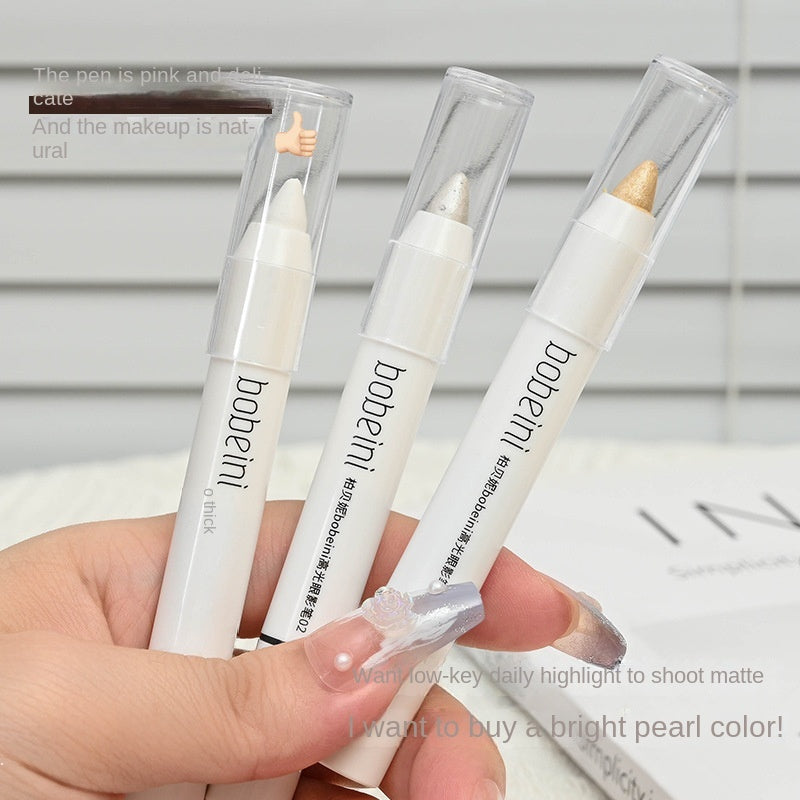 Eye Shadow Highlight Pen Brighten Eye Pearlescent Matte Water Proof Eye Shadow Stick