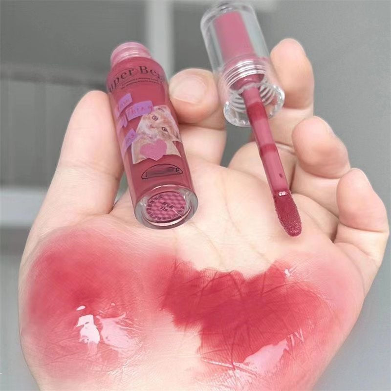 Cappuvini Cat Lip Gloss Lip Essence Lip Glaze Lip Oil Protection Mirror Surface Moisturize Moisturizing Water Proof Lipstick