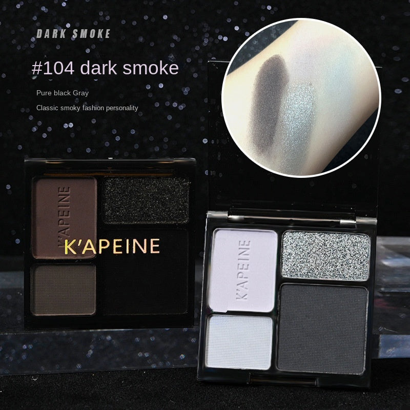 Eye Shadow Dark Series Matte Pearlescent Shiny Water Proof Lasting Not Easy To Fade Eyeshadow Palette