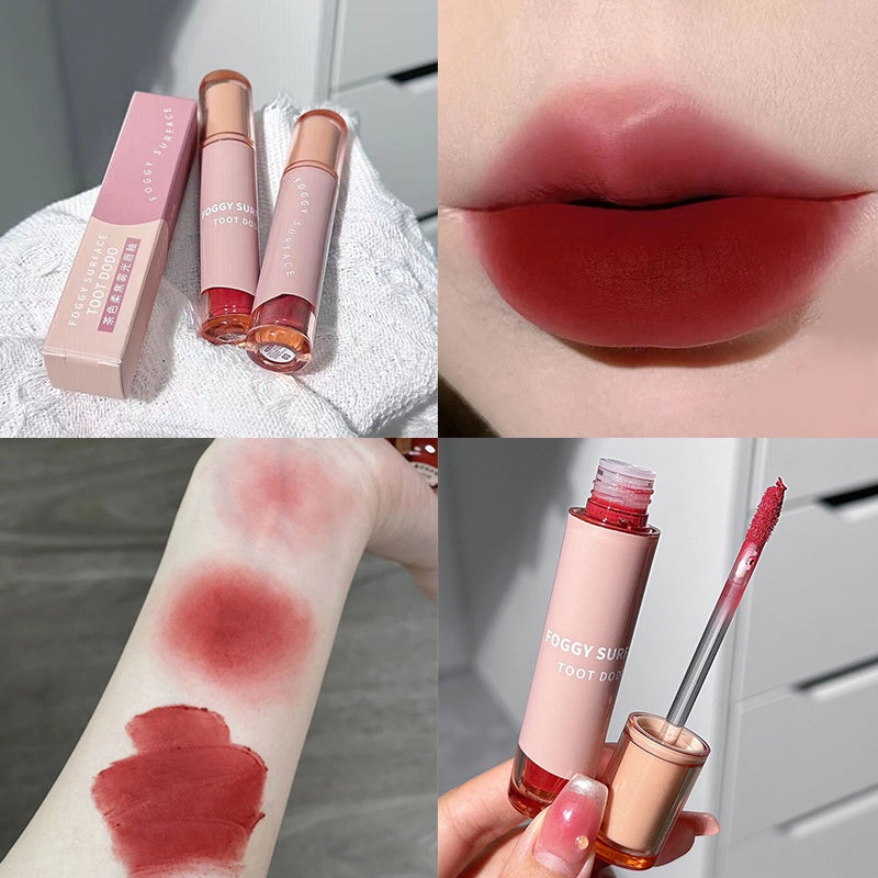 Toot Dodo Brown Lip Gloss Matte Water Proof Lasting Not Easy To Fade Lipstick