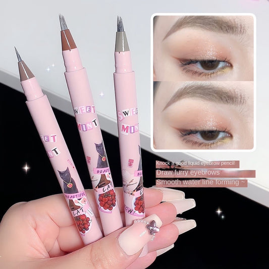 SWEETMINT Eyebrow Pencil Water Proof Lasting Not Easy To Fade Dense Nature Liquid Eyebrow Pencil