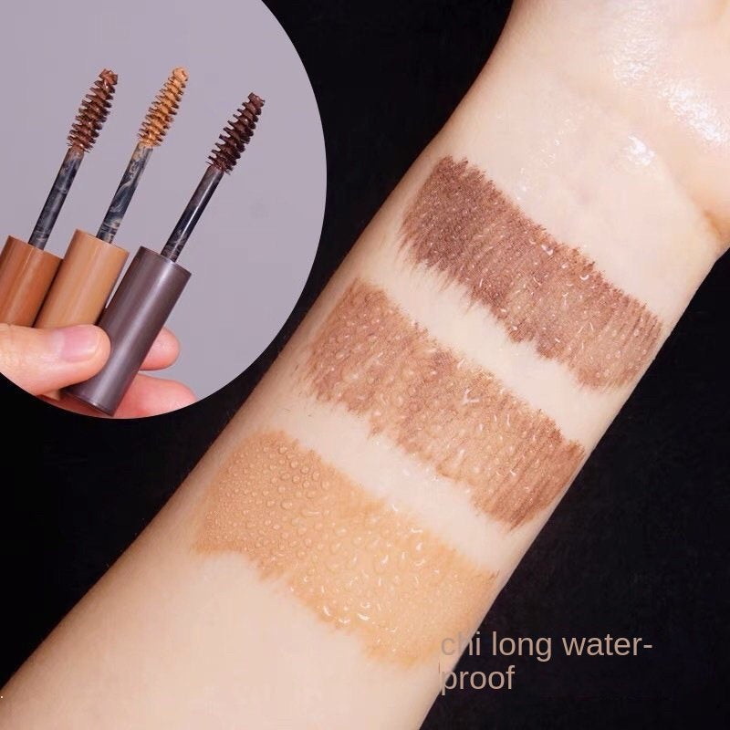 Novo 3D Eyelashes and Mascara Beautiful Lines, Waterproof, Eyebrows Not Faint Dark Brown Natural Brown Cosmetic Long Eyebrow