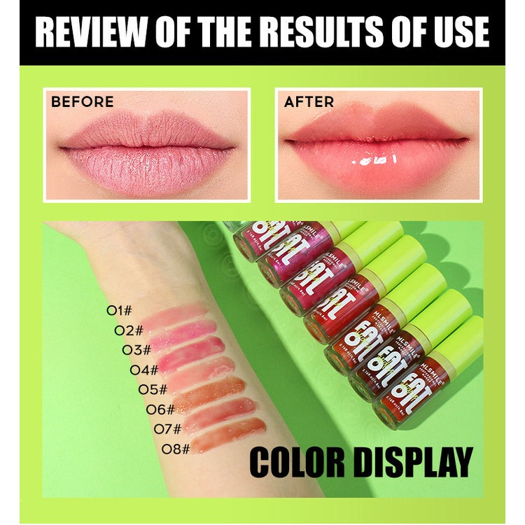 Lip Gloss Moisturize Moisturizing Lip Oil Water Proof Fine Flash Transparent Lipstick