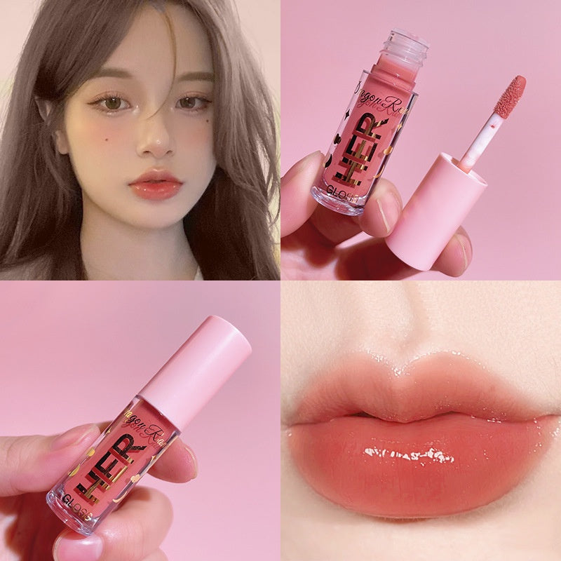 Mirror Surface Lip Gloss Moisturize Moisturizing Lip Glaze Water Proof Lasting Not Easy To Fade Jelly Lipstick