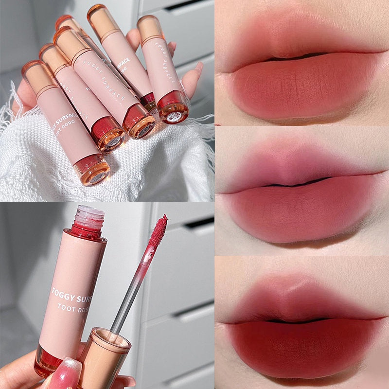 Toot Dodo Brown Lip Gloss Matte Water Proof Lasting Not Easy To Fade Lipstick