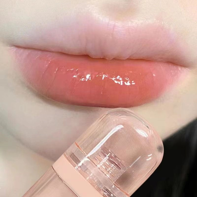 Pinkcoco Little Popsicle Mirror Lip Glaze Lip Gloss Moisturize Moisturizing Water Proof Lipstick