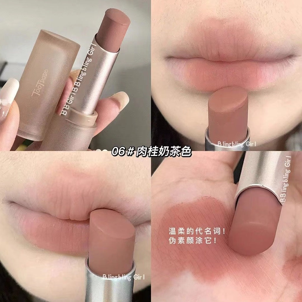 Toot Dodo Lipstick Matte Nude Lasting Water Proof Non Stick Cup Lip Gloss