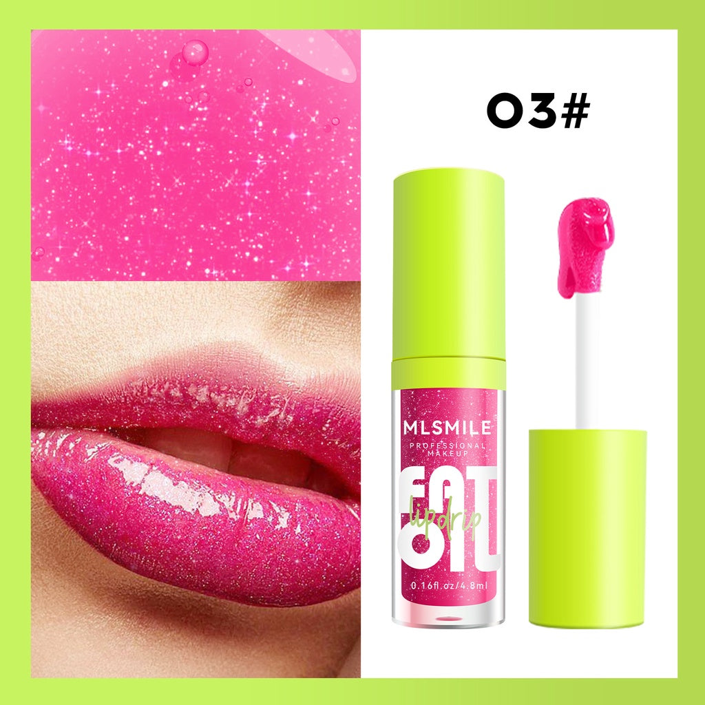 Lip Gloss Moisturize Moisturizing Lip Oil Water Proof Fine Flash Transparent Lipstick