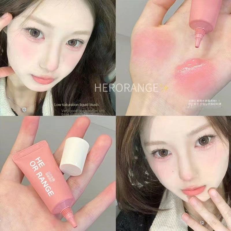 Herorange Liquid Blush Moisturize Matte Lasting Water Proof Pink Girl Blush