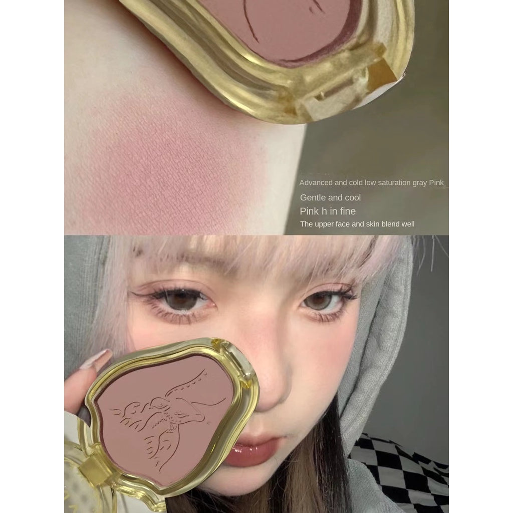 Monochrome Blusher Nature Matte Sparkling Lasting Water Proof Blush