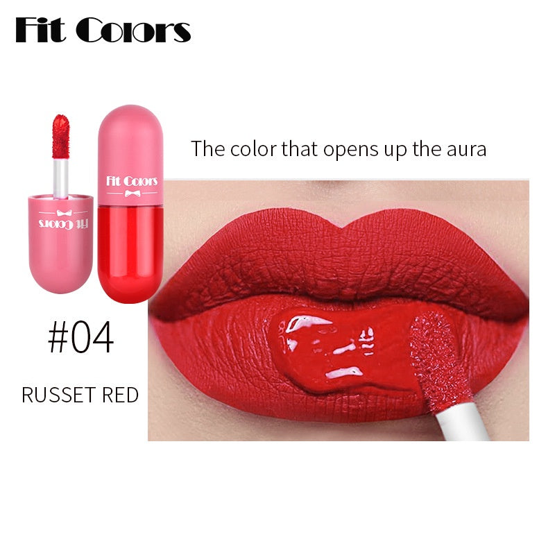 Mini Capsule Lip Glaze Matte Lip Gloss Liquid Lipstick