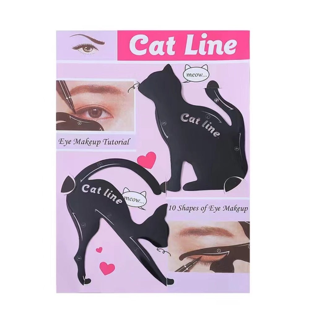 Eyeliner Auxiliary Cat Multifunction Eye Makeup Template Eye Shadow Makeup Tools One -pair