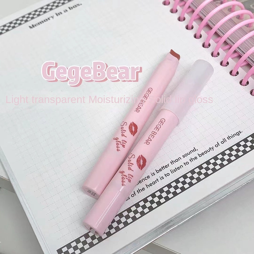 Gege Bear Lipstick Solid Moisturize Moisturizing Lasting Not Easy To Fade Lip Gloss