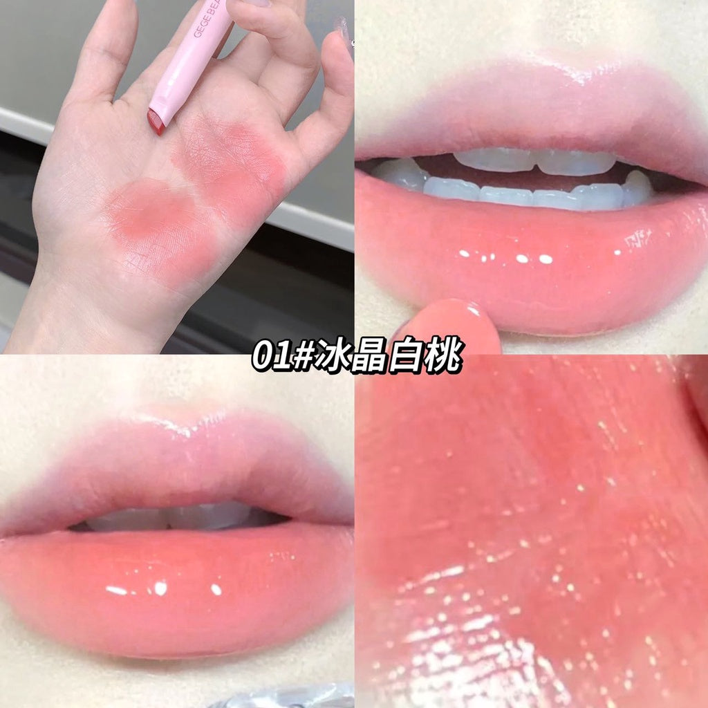 Gege Bear Lipstick Solid Moisturize Moisturizing Lasting Not Easy To Fade Lip Gloss