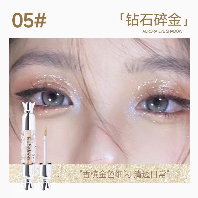 Kobeleen Liquid Eye Shadow Sparkling Highlight Water Proof Nature Lasting