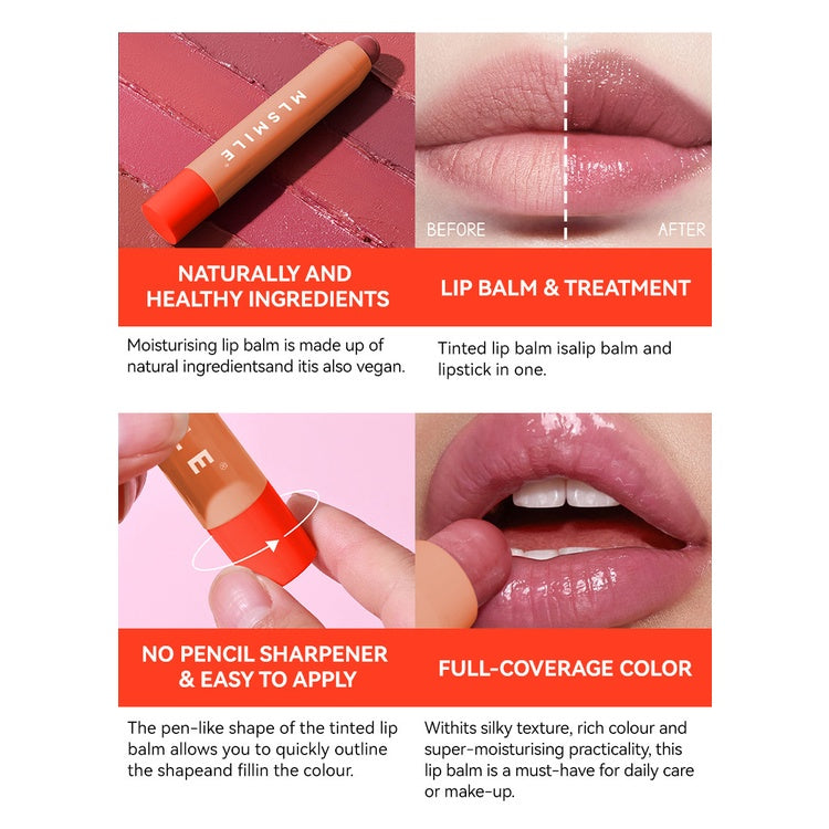 Crayon Lipstick Moisturize Moisturizing Water Proof Lasting Not Easy To Fade Lip Gloss