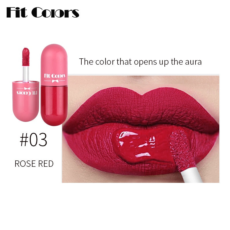 Mini Capsule Lip Glaze Matte Lip Gloss Liquid Lipstick