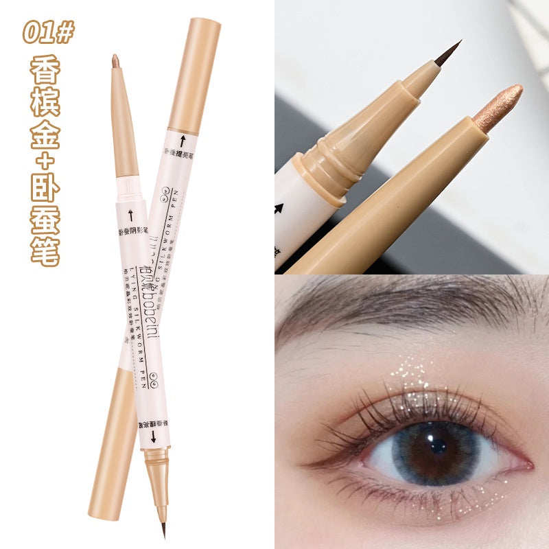 Double Head Eyeliner Matte Water Proof Lasting Not Easy To Fade Nature Highlight Eye Shadow