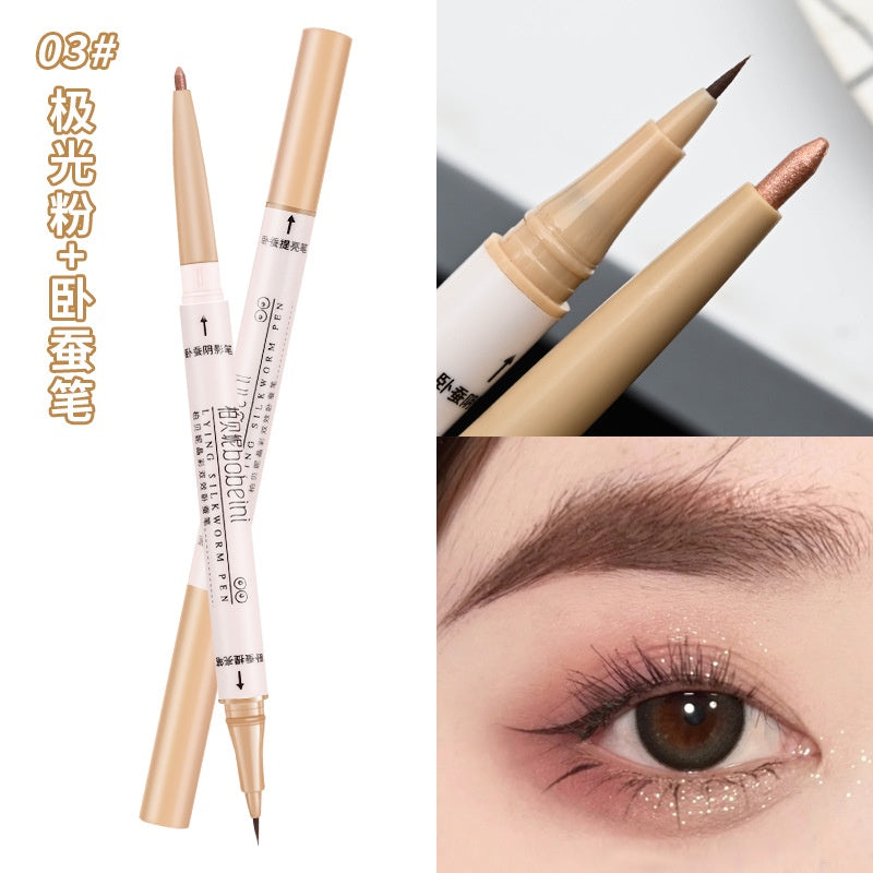 Double Head Eyeliner Matte Water Proof Lasting Not Easy To Fade Nature Highlight Eye Shadow