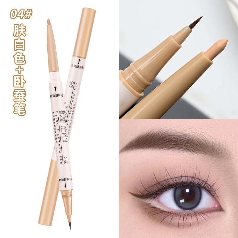 Double Head Eyeliner Matte Water Proof Lasting Not Easy To Fade Nature Highlight Eye Shadow