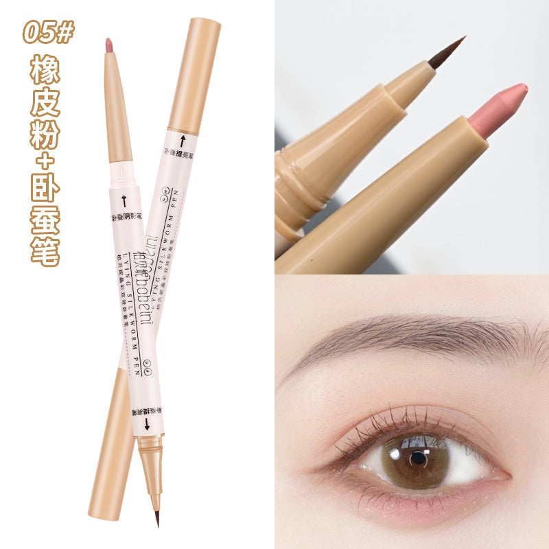 Double Head Eyeliner Matte Water Proof Lasting Not Easy To Fade Nature Highlight Eye Shadow