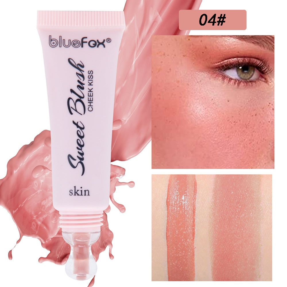 Liquid Blush Lip Gloss Multifunction Contouring Pink Moisturize Nature Blush