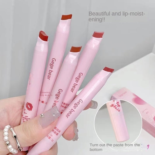 Gege Bear Lipstick Solid Moisturize Moisturizing Lasting Not Easy To Fade Lip Gloss