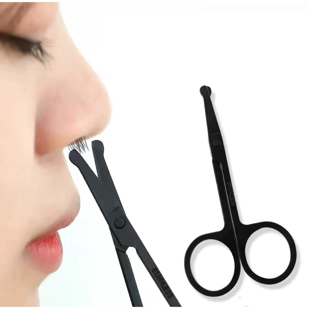 Nose Hair Scissors Round Head Nose Hair Trimmer Manual Trimming Hair Removal