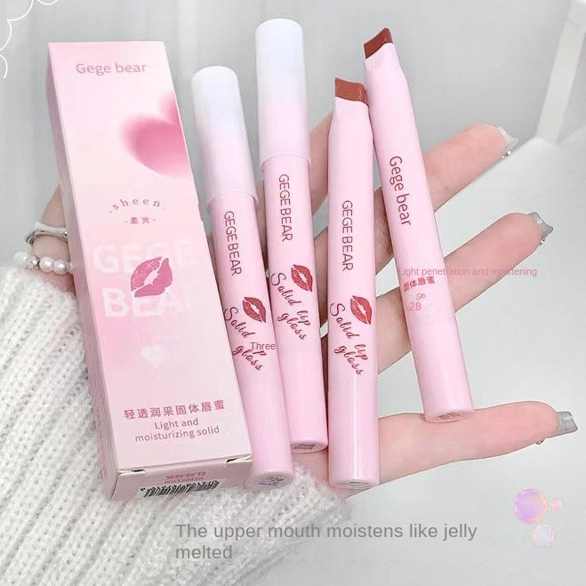 Gege Bear Lipstick Solid Moisturize Moisturizing Lasting Not Easy To Fade Lip Gloss