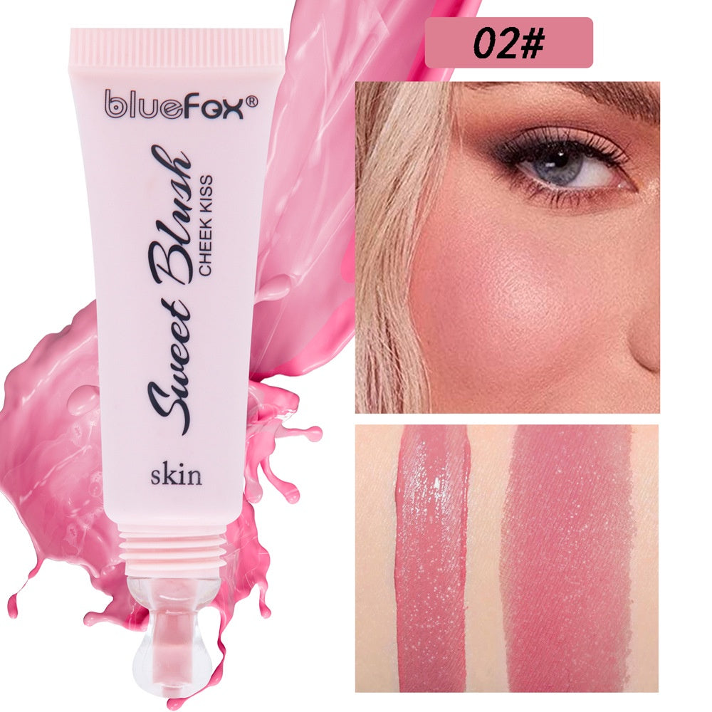 Liquid Blush Lip Gloss Multifunction Contouring Pink Moisturize Nature Blush