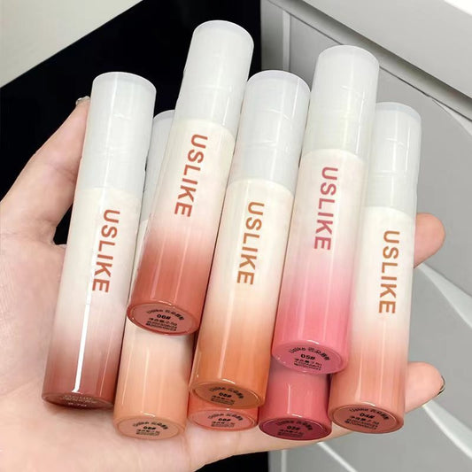 Uslike Lip Gloss Mirror Moisturize Moisturizing Lasting Not Easy To Fade Lipstick 6-colors