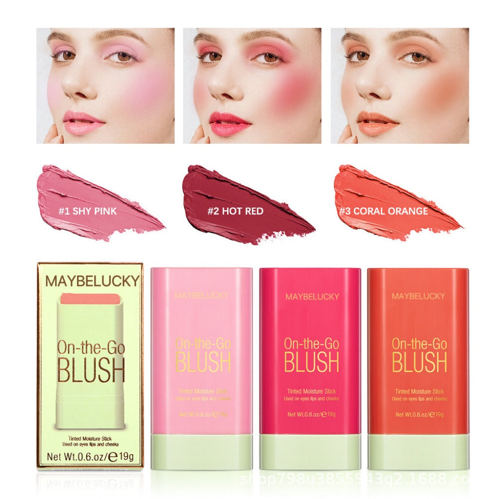 Blush TContouring Nature Nude Blush Moisturize Water Proof Lasting Not Easy To Fade