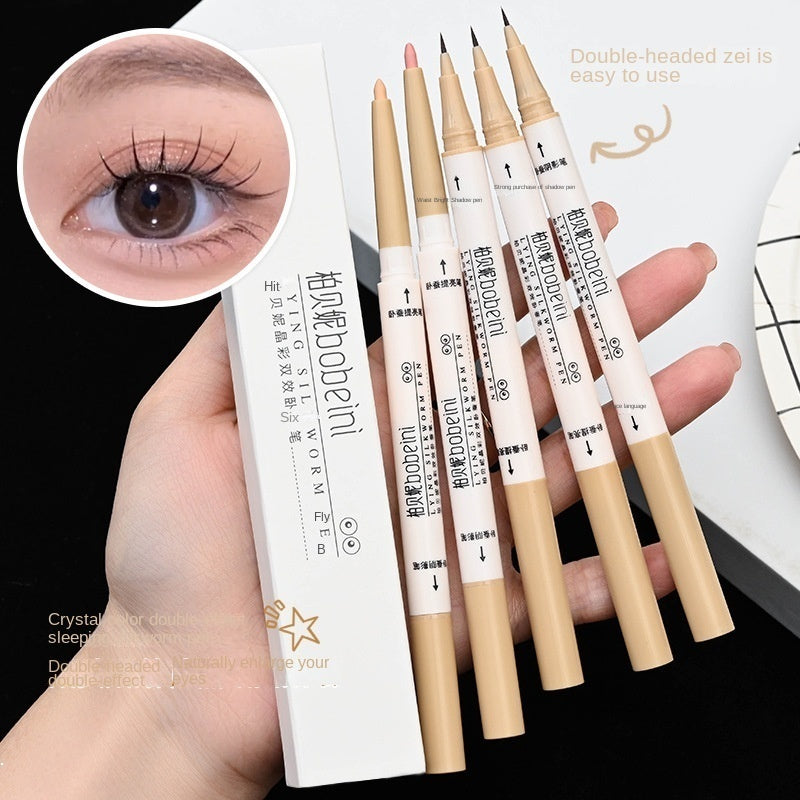 Double Head Eyeliner Matte Water Proof Lasting Not Easy To Fade Nature Highlight Eye Shadow