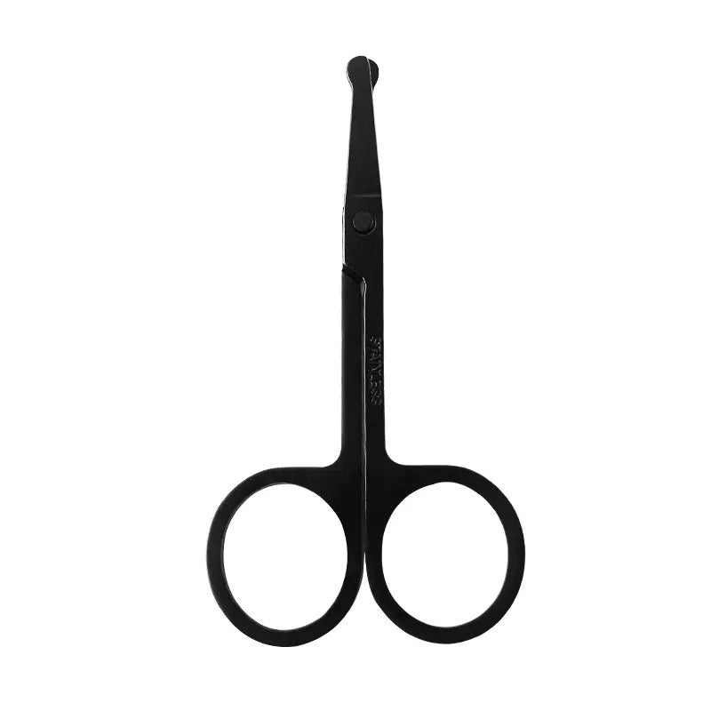 Nose Hair Scissors Round Head Nose Hair Trimmer Manual Trimming Hair Removal