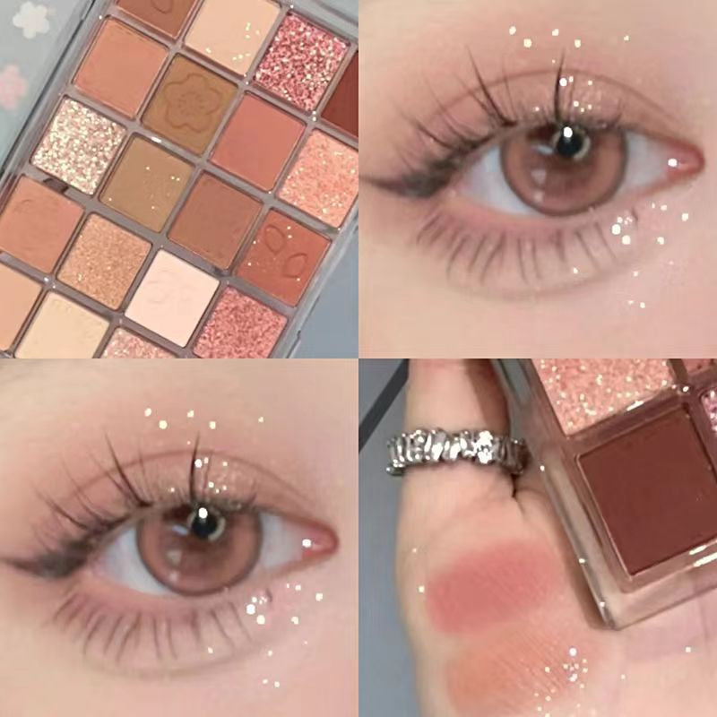 Jaded Eye Shadow Pearlescent Sparkling Matte Portable Water Proof Lasting Nature 20 Color