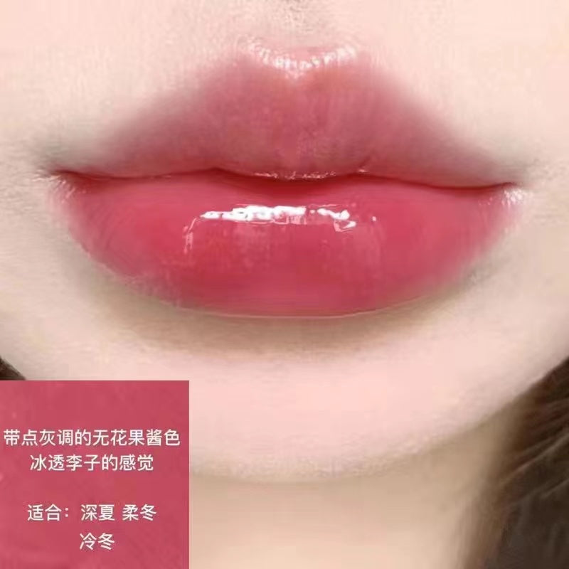 TOOT DODO Sandwich Lip Gloss Crystal Sugar Mirror Lip Glaze Moisturize Lasting Nature Lipstick