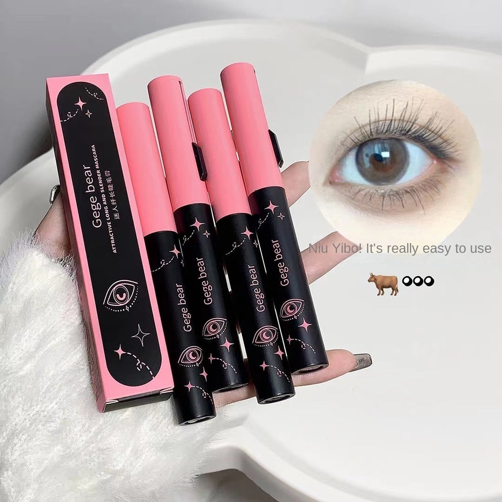 Gege bear Mascara Water Proof Long Curl Not Easy To Remove Makeup Nature Eyelashes