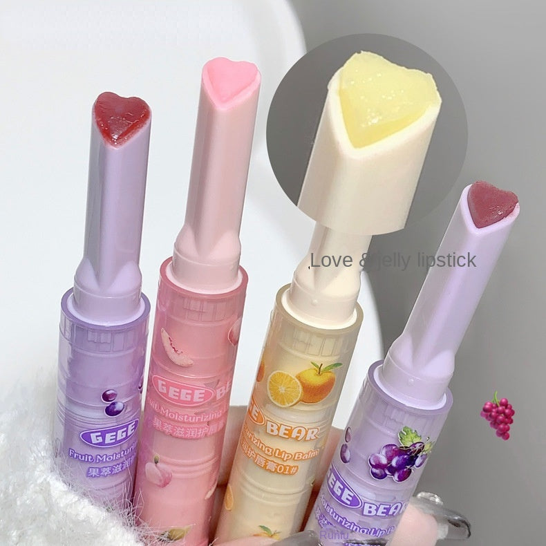 Gegebear Love Lip Gloss Moisturize Lip Balm Pressed Mirror Surface Dilute The Lip Line Moisturize Lipstick