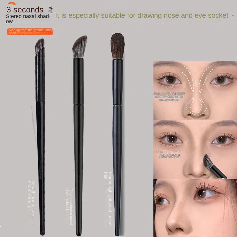 Nasal Shadow Brush Oblique Head Nose Repair Side Shadow Concealer Brush Blade Brush Highlight Brush Eye Shadow Brush Contouring Makeup Brush