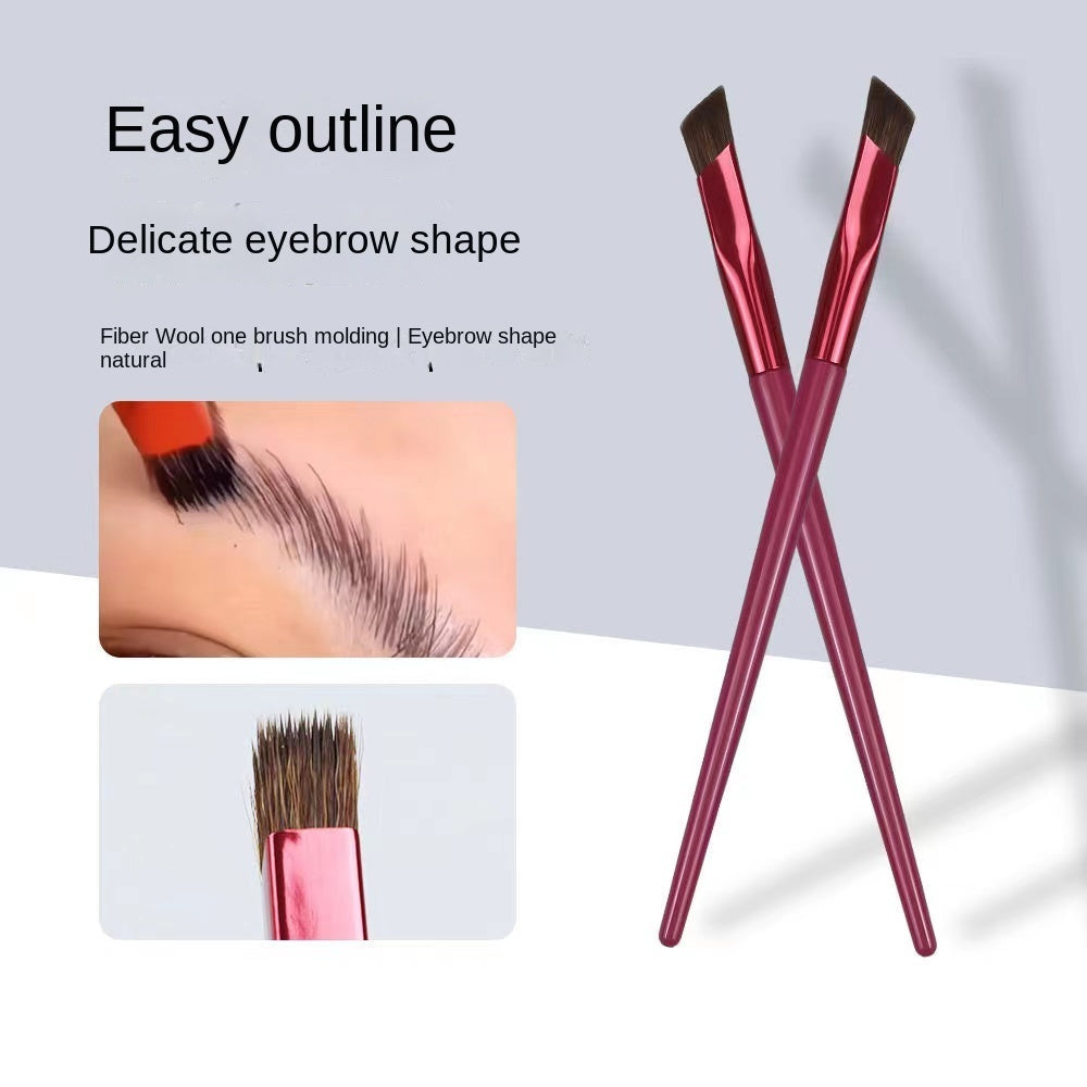 Single Brush Oblique Head Square Brush Portable Bevel Multi -function Makeup Brush