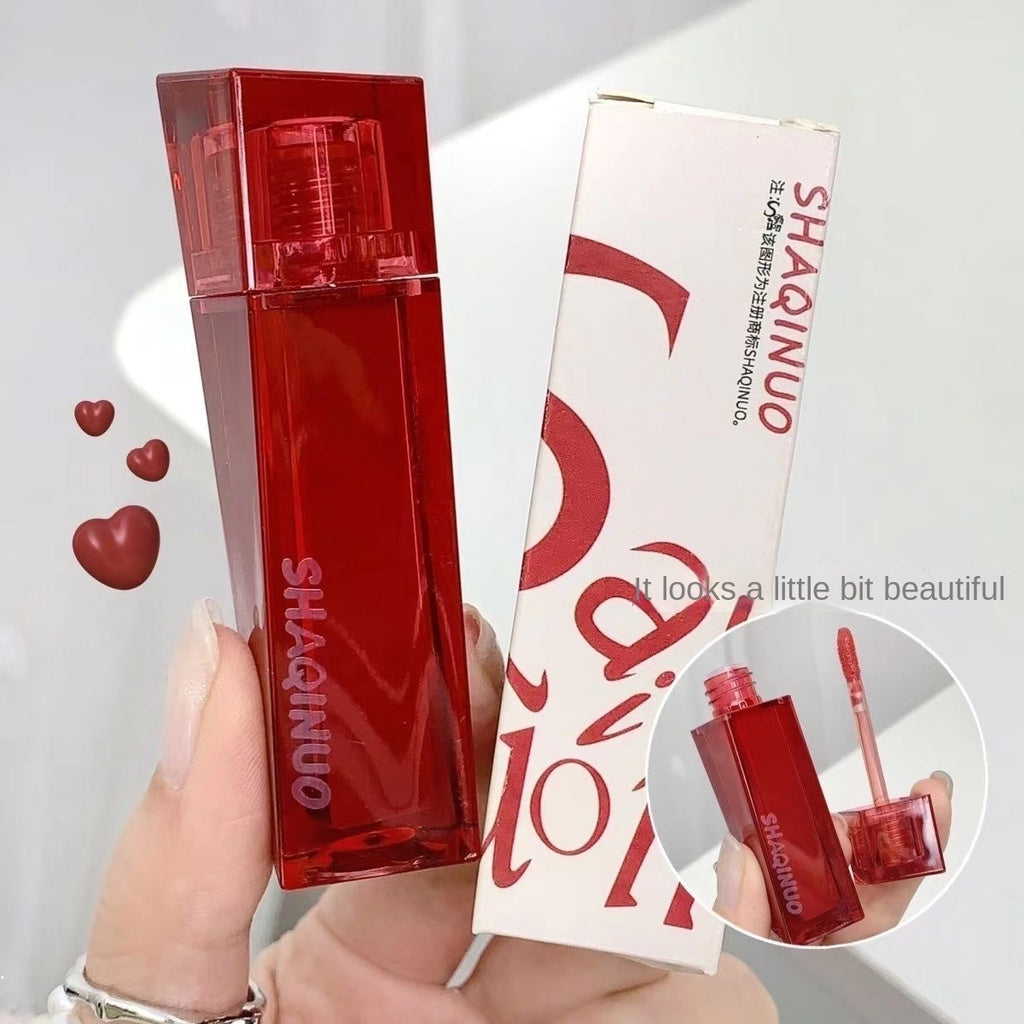 Lip Gloss Red Mirror Surface Lip Glaze Moisturize Moisturizing Lasting Lipstick