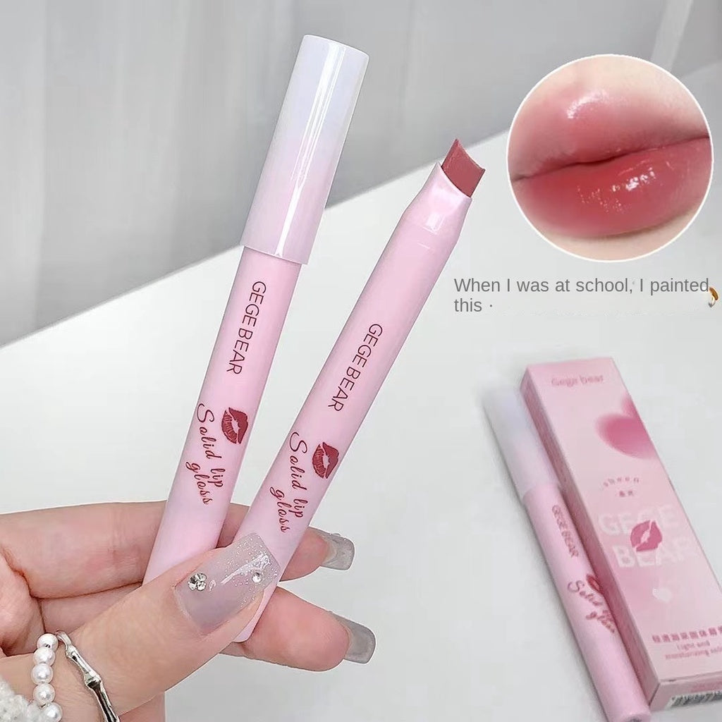 Gege Bear Lipstick Solid Moisturize Moisturizing Lasting Not Easy To Fade Lip Gloss