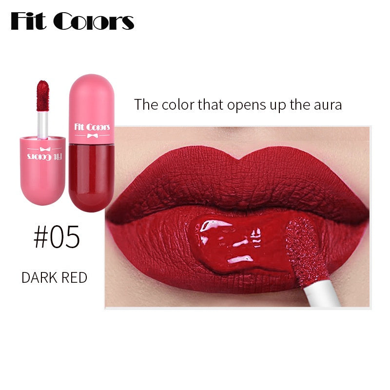 Mini Capsule Lip Glaze Matte Lip Gloss Liquid Lipstick