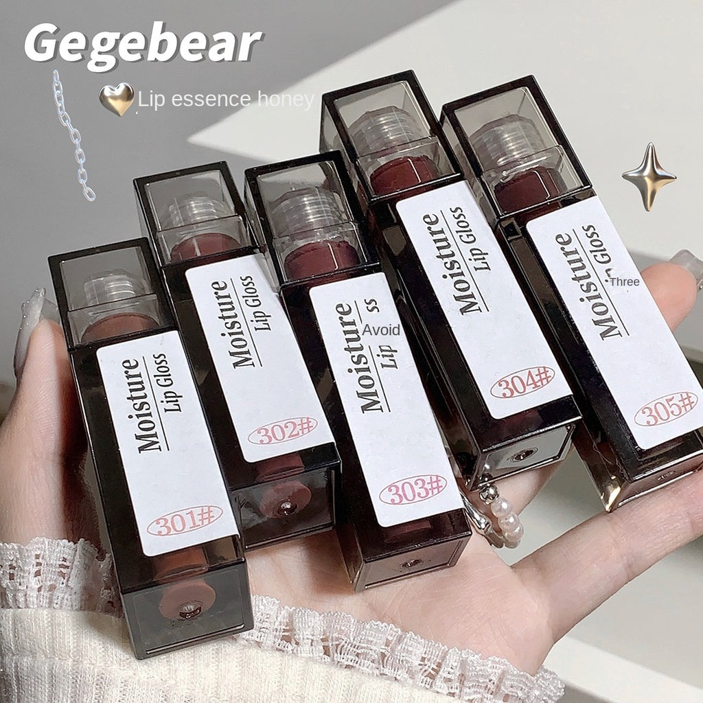 Gege Bear Lip Gloss Lip Essence Moisturize Moisturize Mirror Surface Summer Day Lipstick