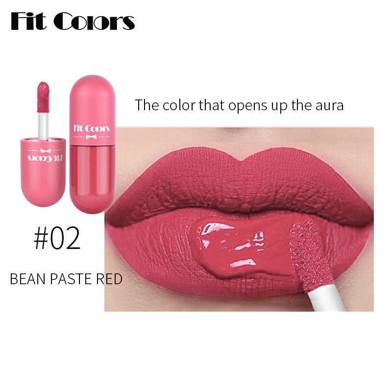 Mini Capsule Lip Glaze Matte Lip Gloss Liquid Lipstick