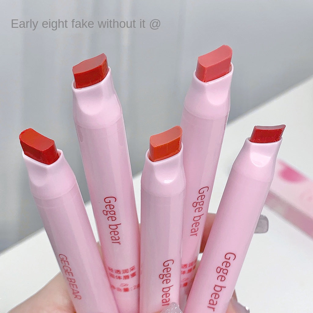 Gege Bear Lipstick Solid Moisturize Moisturizing Lasting Not Easy To Fade Lip Gloss